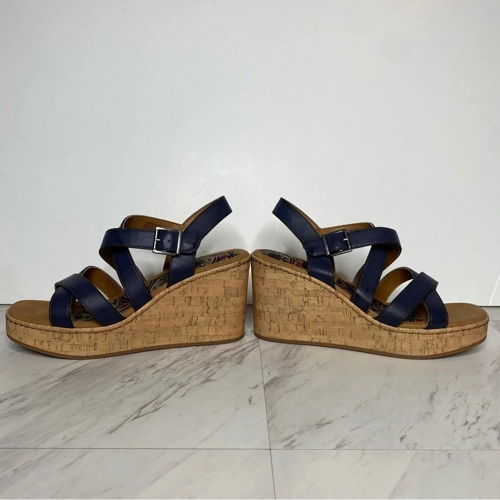 New! BOC Born Chiana Cork Wedge Sandal 11M
